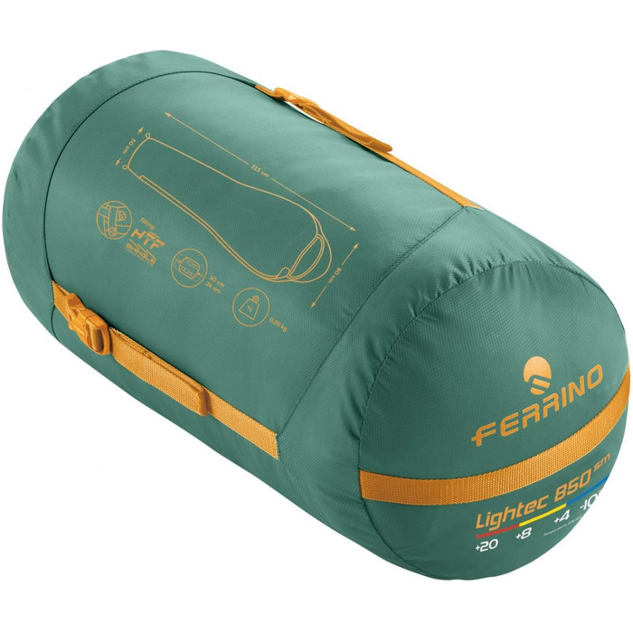 Спальний мішок Ferrino Lightec, легкий туристичний, синтетичний