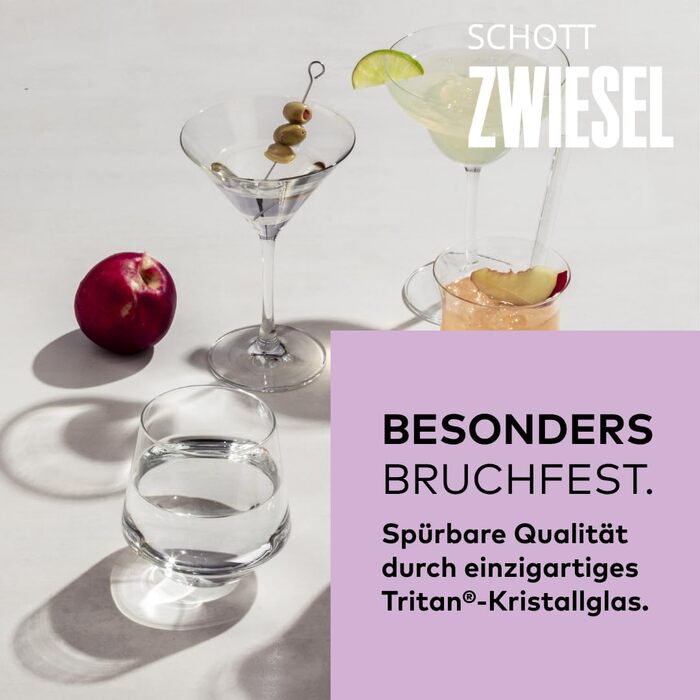Набір келихів для коктейлів SCHOTT ZWIESEL Dancing Tumbler Bar Special, кришталь Tritan, 4 шт, Німеччина