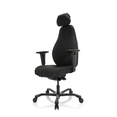 Робоче крісло / крісло керівника RESISTIO XXL тканина чорна hjh OFFICE