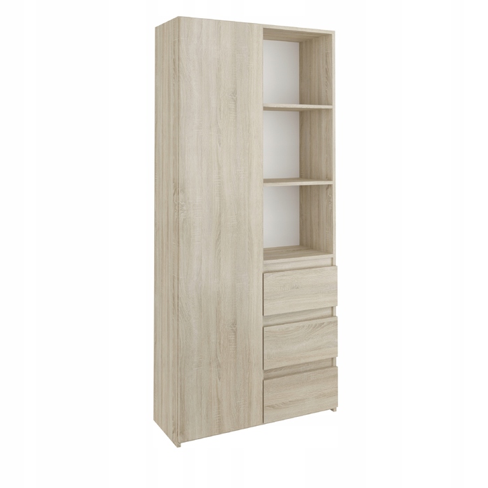Стелаж Framire 80 x 180 x 30 см, дуб сонома