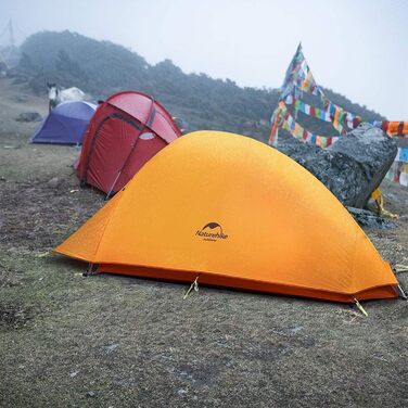 Намет Naturehike Cloud Up 1 для однієї особи, ультралегкий, 4-сезонний туристичний намет для кемпінгу