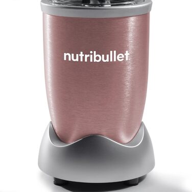 Смузі-блендер Nutribullet Pro 900 Вт, електричний, компактний, 700 мл, рожеве золото