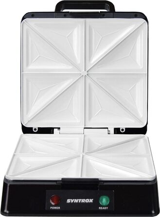 Сендвічниця Syntrox Germany SM-2000W XXL з керамічним покриттям на 4 сендвічі