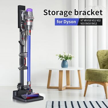 Підлогова стійка для пилососів Dyson V7/V8/V10/V11/V15, тримач-органайзер для аксесуарів, сумісний з SV10, SV12