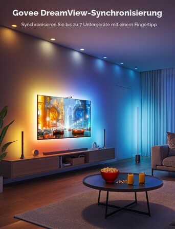 Система підсвічування для телевізора Govee TV Backlight Kit 2, для екранів 55-65 дюймів, розумна LED-підсвітка