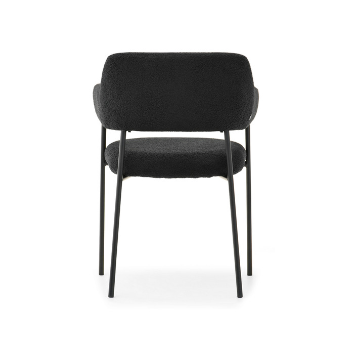 Стілець Mebel-Partner, оббивка тканина, чорний, 1 шт.