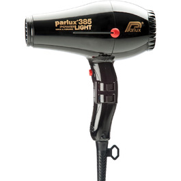 Фен Parlux Powerlight Black для волосся, чорний, професійний