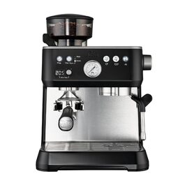 Кавомашина Solis Grind & Infuse Perfetta 1019 з вбудованою кавомолкою та функцією приготування еспресо, капучино та гарячої води (чорна)