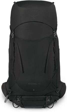 Рюкзак Osprey Kestrel 48 л чорний S-M туристичний