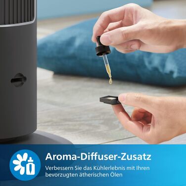 Вентилятор вежний Philips Serie 5000, 105 см, пульт, таймер, 3 режими, сірий (CX5535/11)