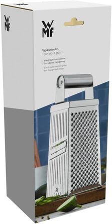 Терка для овочів WMF Gourmet Vierkantreibe з нержавіючої сталі Cromargan, 4-гранна, 8 x 24 см