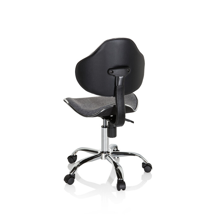 Дитячий письмовий стілець / дитяче крісло KIDDY GTI-3 тканина сірий hjh OFFICE