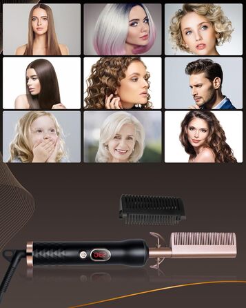 Мультистайлер для волосся 6 в 1 Airstyler, 1400 Вт, іонізація, автоматичний локон, професійна гаряча щітка, випрямляч і фен