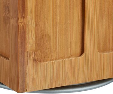Підставка-диспенсер для кавових капсул Dolce Gusto, обертовий, бамбуковий, 40,5x14x14 см, Relaxdays