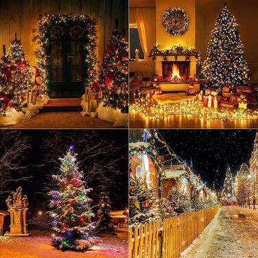 Світлодіодна гірлянда MAGGIFT 40м 400 LED для вулиці та дому, теплий білий колір, IP44 водонепроникна, з пультом керування та таймером, 8 режимів роботи для саду, весілля та Різдва