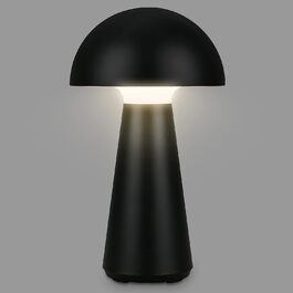 BRILONER LED настільна лампа бездротова з сенсорним керуванням, диміруванням, тепле біле світло, нічник, лампа для читання, акумуляторна, для кемпінгу та вулиці, 28x16 см, чорна