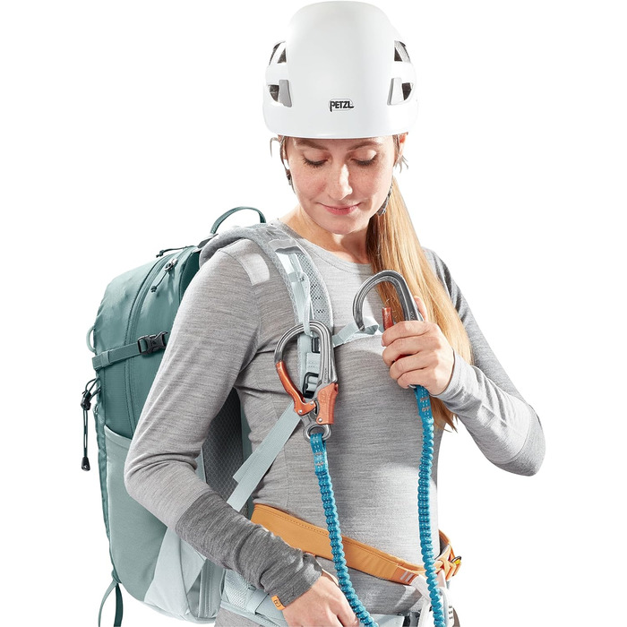 Жіночий туристичний рюкзак deuter Trail 23 SL, 23 л, бірюзовий, для скелелазіння та походів (модель 2024)