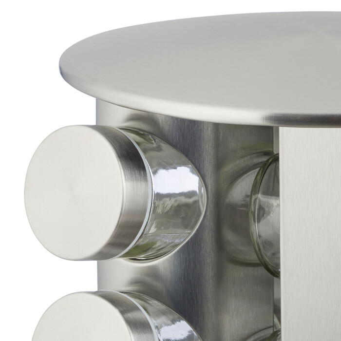 Стійка для спецій Relaxdays поворотна нержавіюча сталь