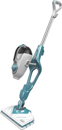 Парова швабра BLACK+DECKER BHSM168DSM-QS 2-в-1, 1600 Вт, Delta-головка, рукавиця SteaMitt, AutoSelect, набір насадок, екологічна ефективна прибирання