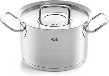 Набір каструль Fissler Original-Profi Collection з нержавіючої сталі, 5 предметів, з металевими кришками, для індукційних плит