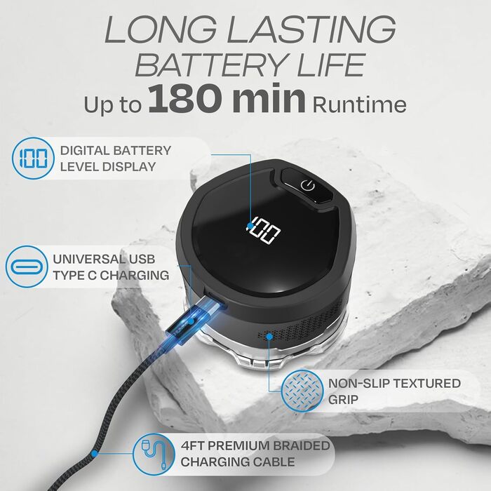 Електричний бритва для голови Hummingbird MK13: 7 лез, бездротовий, USB-C, для вологого та сухого гоління, професійна
