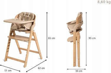 Стілець для годування Future Design Me&You Natural Beige