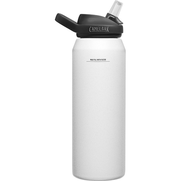 Пляшка для води CAMELBAK Eddy+ Lifestraw 1 л, біла, універсальна, для дорослих та дітей