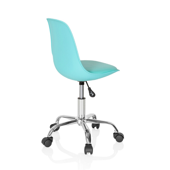 Дитячий стілець-крісло FANCY II, обертовий, бірюзовий, hjh OFFICE