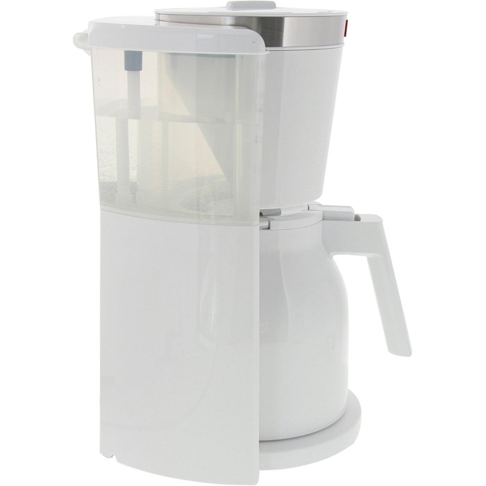 Кавоварка Melitta Look Therm Selection з термочашею, 8 чашок, біла, фільтраційна, захист від крапель