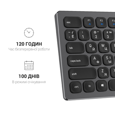 Клавіатура бездротова OfficePro (SK1550B)