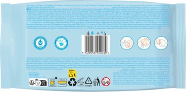 Дитячі вологі серветки Huggies Pure, гіпоалергенні, 12 упаковок по 56 шт (запас на місяць)
