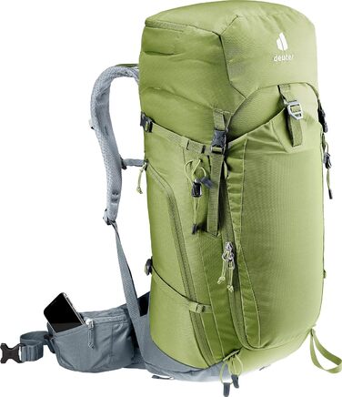 Рюкзак для походів Deuter Trail Pro 36 л 2024, зелено-сірий