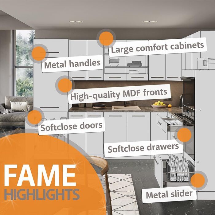 Кухонна нижня шафа з шухлядами Vicco Fame-Line Green-gold Country House, 50 см, колір зелений-золотий (без стільниці)