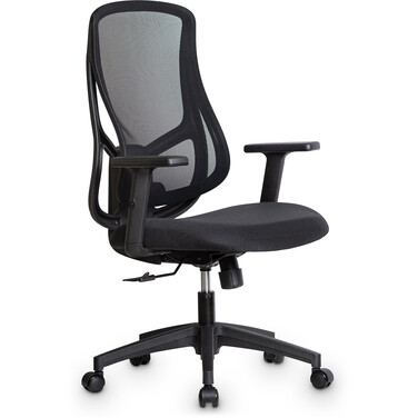 Крісло Mealux Flow Lite Fabric Black (арт. HF-B20 F/B)