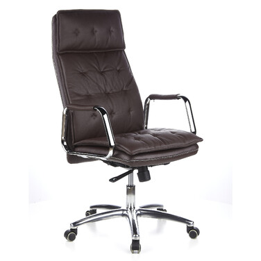 Офісне крісло / Крісло для керівника VILLA 20 Nappa Leather Brown hjh OFFICE