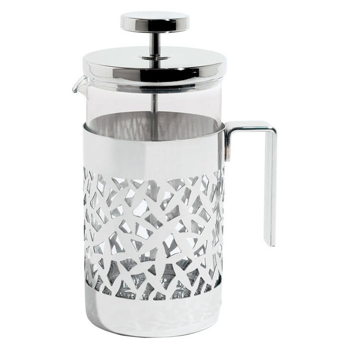 Френч-прес 16x25,5x16 см прозорий/металік Кактус Alessi