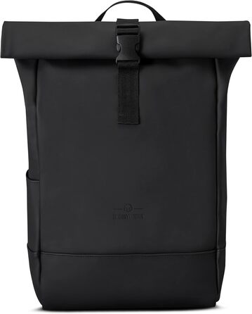Рюкзак Johnny Urban Harvey Medium чорний, роллтоп 15л, водостійкий, для ноутбука, для міста, унісекс
