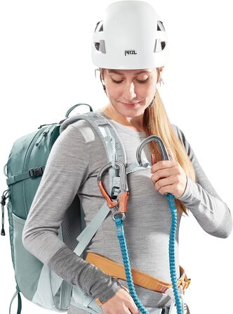 Жіночий туристичний рюкзак deuter Trail 23 SL, 23 л, бірюзовий, для скелелазіння та походів (модель 2024)