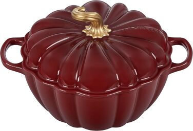 Le Creuset Cocotte Rhone, горщик з емальованого чавуну, 4 л, білий з мідним ручками