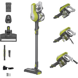 Пилосос акумуляторний Hoover без мішка, до 120 м², LED-підсвітка, XL контейнер, паркувальна функція, насадка-щілина та щітка, модель HF110H Home