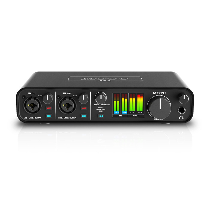 MOTU M4 - Аудіоінтерфейс USB 4x4, професійний звуковий адаптер