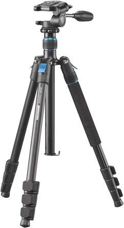 Штатив CULLMANN RONDO 460M RW20 з 3D-голівкою, універсальний, вантажопідйомність 4 кг, максимальна висота 157,5 см, чорний