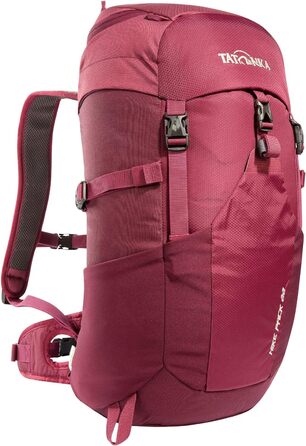 Рюкзак для туризму Tatonka Hike Pack 22 л з вентильованою спинкою та дощовиком, легкий і зручний, бордовий