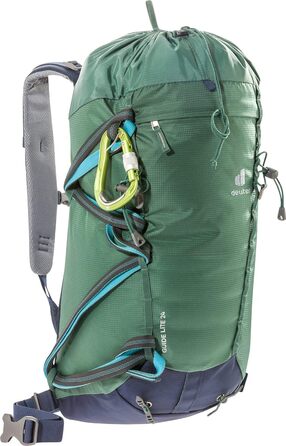 Рюкзак Deuter Guide Lite 24 л унісекс, сіро-зелений/синій, для туризму