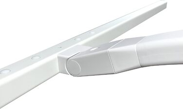Настільна лампа Unilux Strata LED, біла, димована, з датчиком яскравості та кріпленням