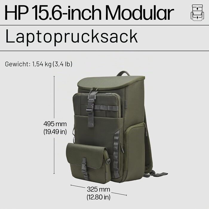 Модульний рюкзак для ноутбука HP Uni 15.6