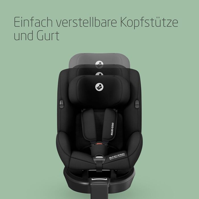 Дитяче автокрісло Maxi-Cosi Mica 360 S Comfort i-Size (40–150 см), ISOFIX, Authentic Black