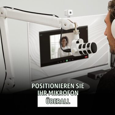 Професійний пантограф RØDE PSA1+ для студійного використання з інноваційною пружинною системою, неопреновим покриттям, синій