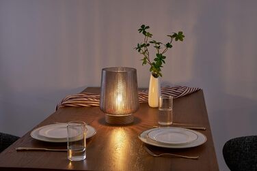 LED мобільна настільна лампа Pauleen 48311 Fancy Glamour з таймером, Taupe (тауп)