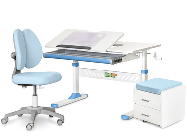 Комплект (L) Evo-Kids TH-310 Blue (парта+крісло+тумба) (арт.TH-310+Y-412 Lite+BD-C3 BLUE)